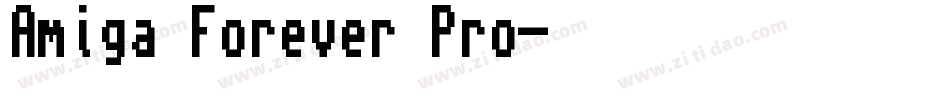 Amiga Forever Pro字体转换